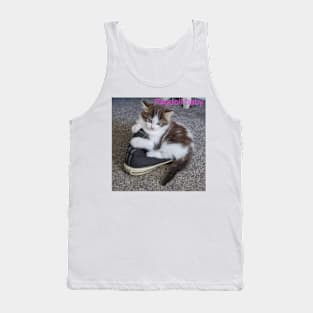 Ragdoll baby Joie plaing with a shoe Tank Top